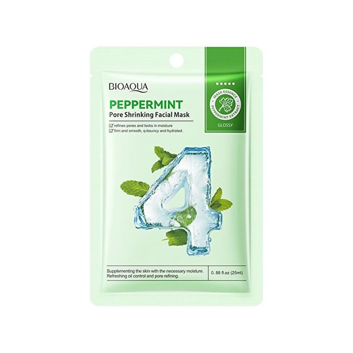 Bioaqua Peppermint Pore Shrinking Facial Mask - #Peppermint