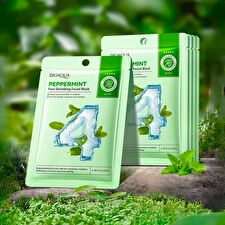 Bioaqua Peppermint Pore Shrinking Facial Mask - #Peppermint