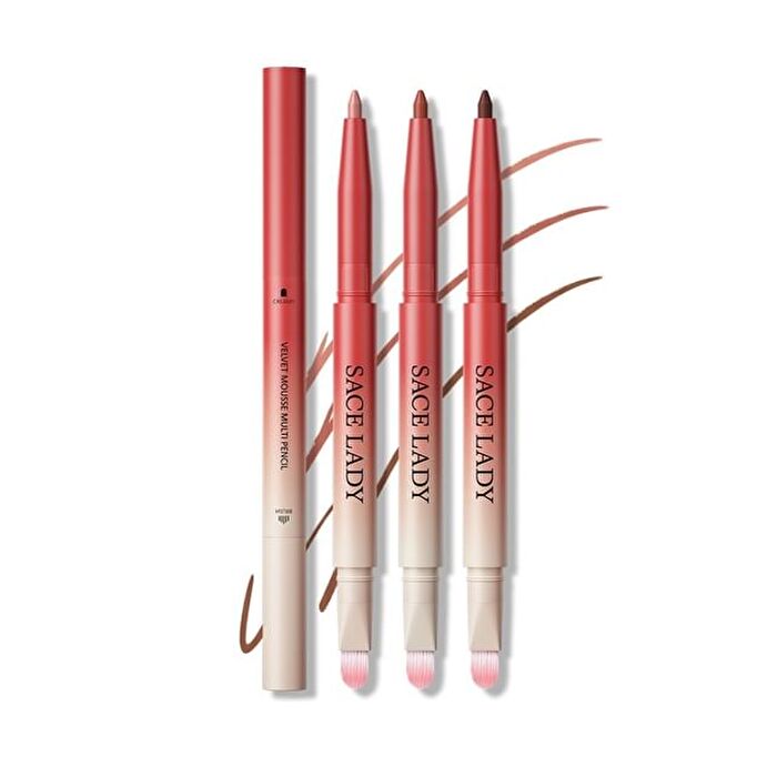 Velvet Mousse Multi Lip Liner - 2 Colors - 02# Cinnamon State 0.2g