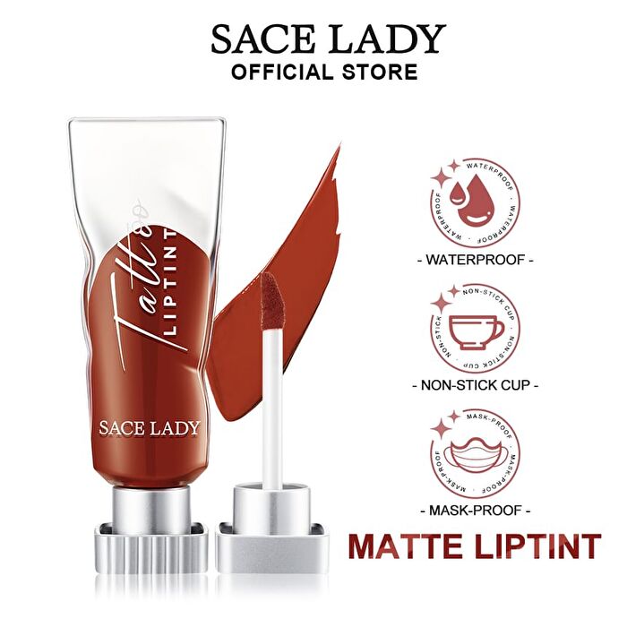 Matte Tattoo Lip Tint - 6 Colors - K08# Romantic - 5ml