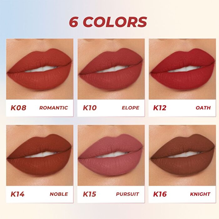 Matte Tattoo Lip Tint - 6 Colors - K10# Elope - 5ml