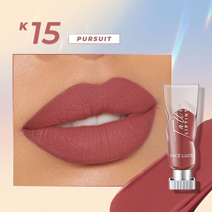 Matte Tattoo Lip Tint - 6 Colors - K12# Oath - 5ml