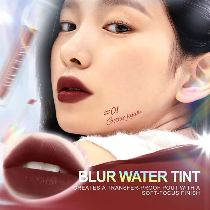 Blur Watery Lip Tint - 5 Colors - 01# Gothic Jujube - 2.5g