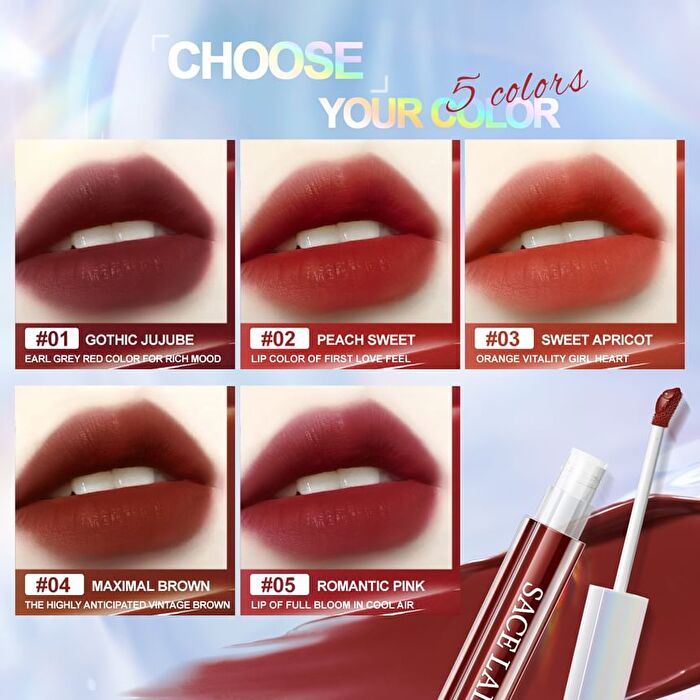 Blur Watery Lip Tint - 5 Colors - 01# Gothic Jujube - 2.5g