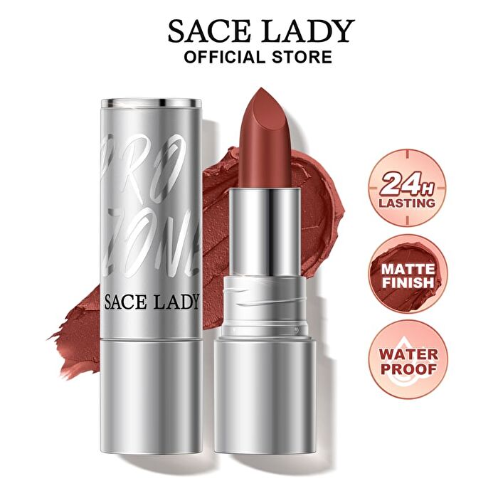 Pro Zone 24H Lasting Matte Lipstick - 8 Colors - 08# Ruby - 3.6g
