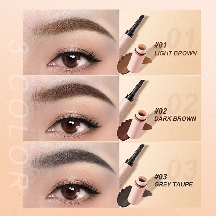 Lasting Waterproof Tinted Eyebrow Cream - 3 Colors - 02# Dark Brown - 1.5g