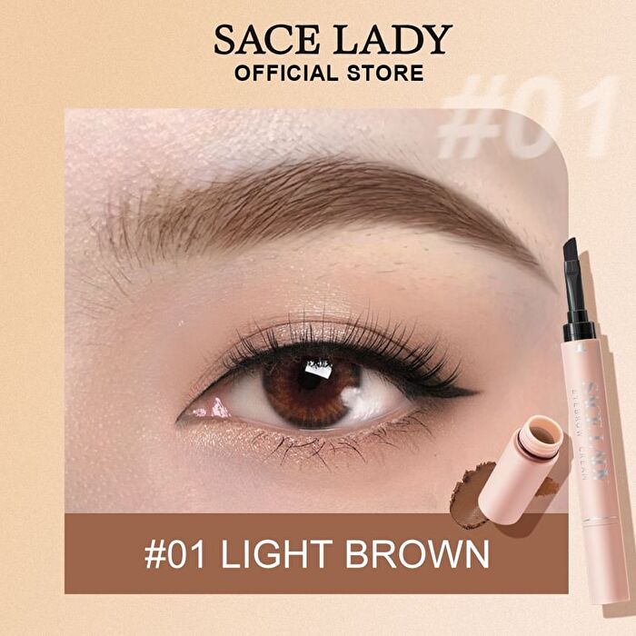 Lasting Waterproof Tinted Eyebrow Cream - 3 Colors - 02# Dark Brown - 1.5g
