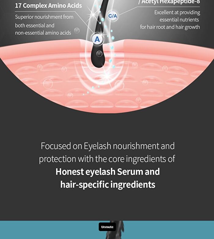 Honest Black Eyelash Serum - 8ml