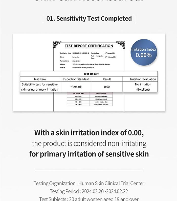 Honest Black Eyelash Serum - 8ml