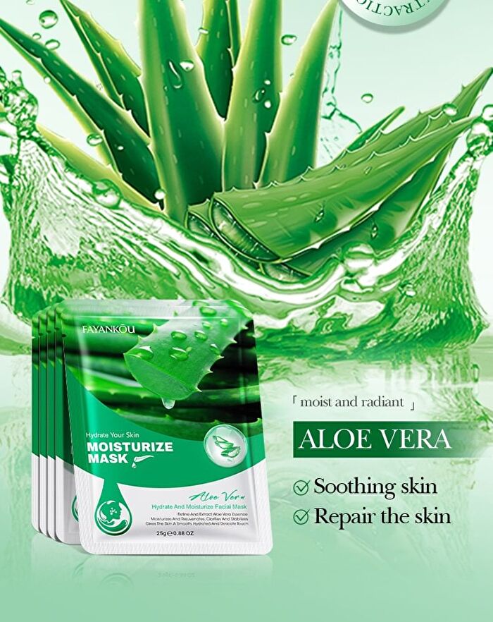 Fayankou Aloe Vera Hydrate And Moisturize Facial Mask - #Mask