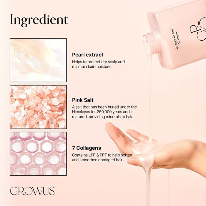Growus Damage Therapy Shampoo EX - 2025 Version - 500ml