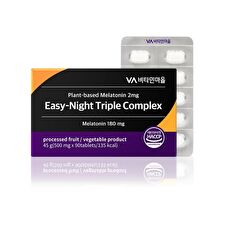 Planted-Based Melatonin 2mg Easy-Night Triple Complex - 500mg x 90 tablets