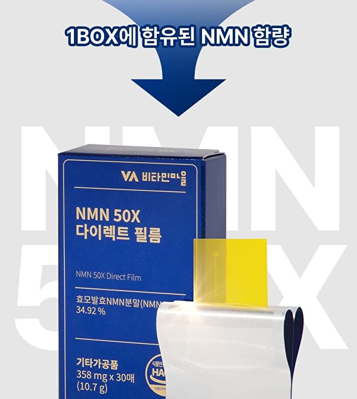 NMN 50X Direct Film - 358mg x 30 films