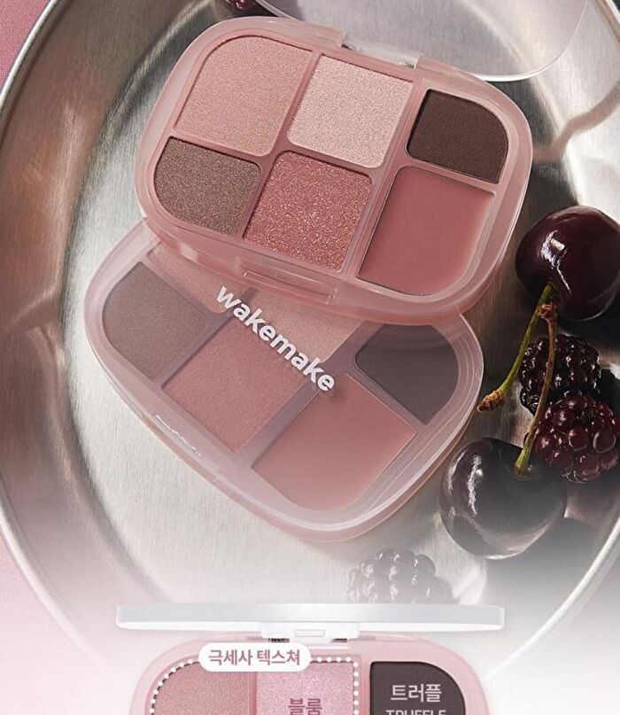 Wakemake Soft Sheer Multi Palette - 9 Types - #09 Rosy Pink
