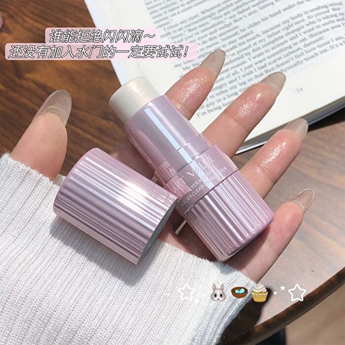 Silver Moon Clear Highlighter Stick - 3 Colors - 02# Vermillion Mole - 5.5g