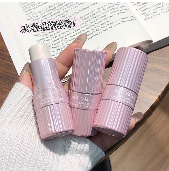 Silver Moon Clear Highlighter Stick - 3 Colors - 02# Vermillion Mole - 5.5g