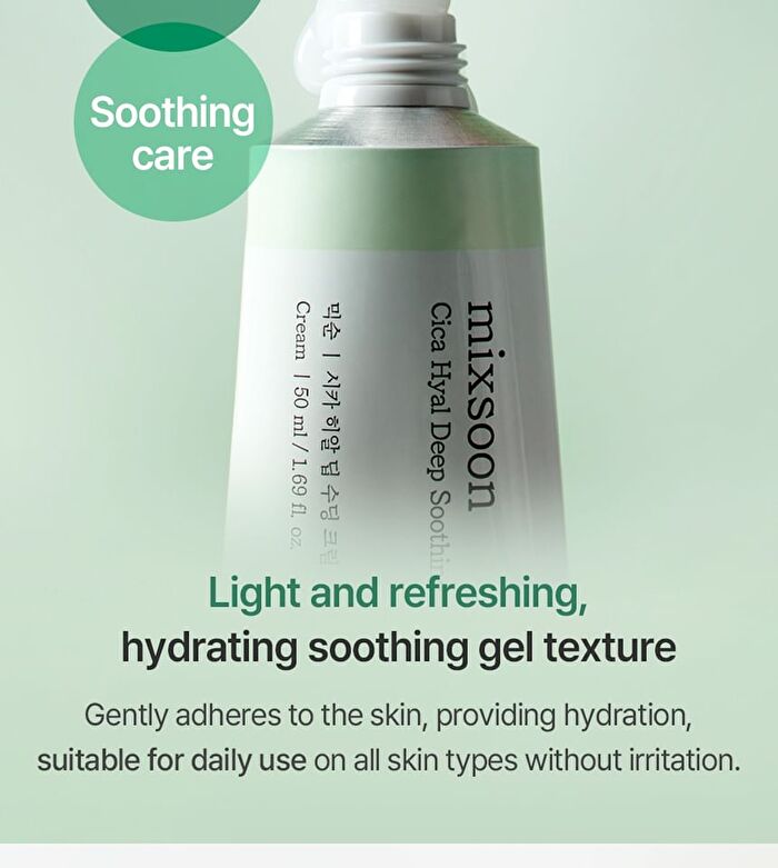 mixsoon Cica Hyal Deep Soothing Cream - 50ml