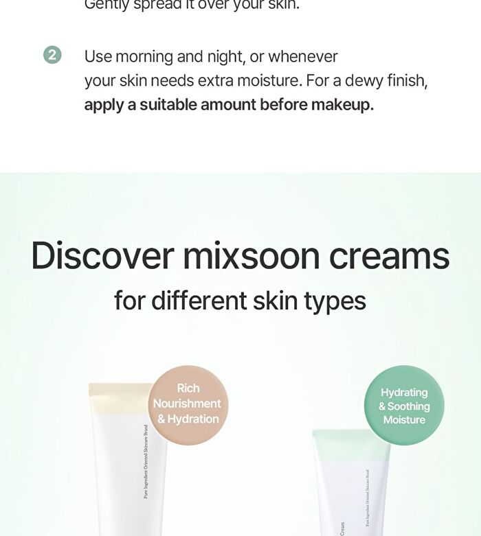 mixsoon Cica Hyal Deep Soothing Cream - 50ml