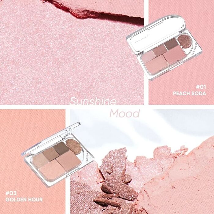 Dew-Shine 6 Color Palette (Warm Tone) - 2 Type - #03 Golden Hour - 8g