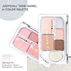 Dew-Shine 6 Color Palette (Warm Tone) - 2 Type - #01 Peach Soda  - 8g