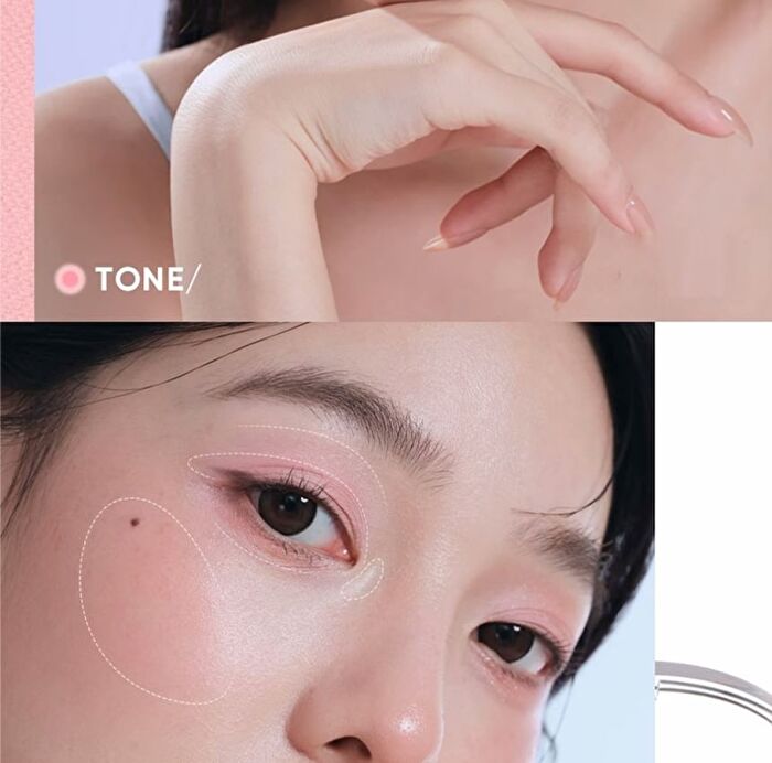 Dew-Shine 6 Color Palette (Warm Tone) - 2 Type - #01 Peach Soda  - 8g