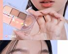 Dew-Shine 6 Color Palette (Warm Tone) - 2 Type - #01 Peach Soda  - 8g