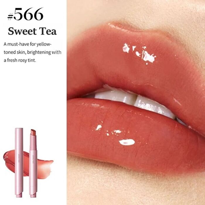 Joocyee Long-Lasting Glossy Rouge (564-566) - #565 Crushed Chestnut - 3g