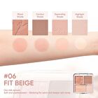 4 Color Blush & Highlight Palette (5-6) - #05 Fit Pink