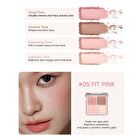 4 Color Blush & Highlight Palette (5-6) - #05 Fit Pink
