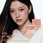 4 Color Blush & Highlight Palette (5-6) - #05 Fit Pink