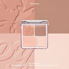 4 Color Blush & Highlight Palette (5-6) - #05 Fit Pink