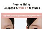 4 Color Blush & Highlight Palette (5-6) - #06 Fit Beige