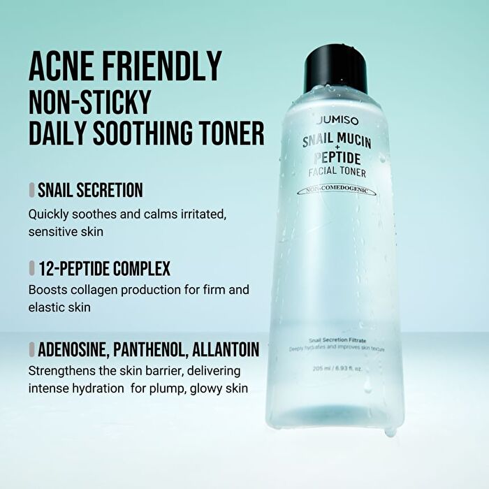 Jumiso Snail Mucin + Peptide Facial Toner - 205ml