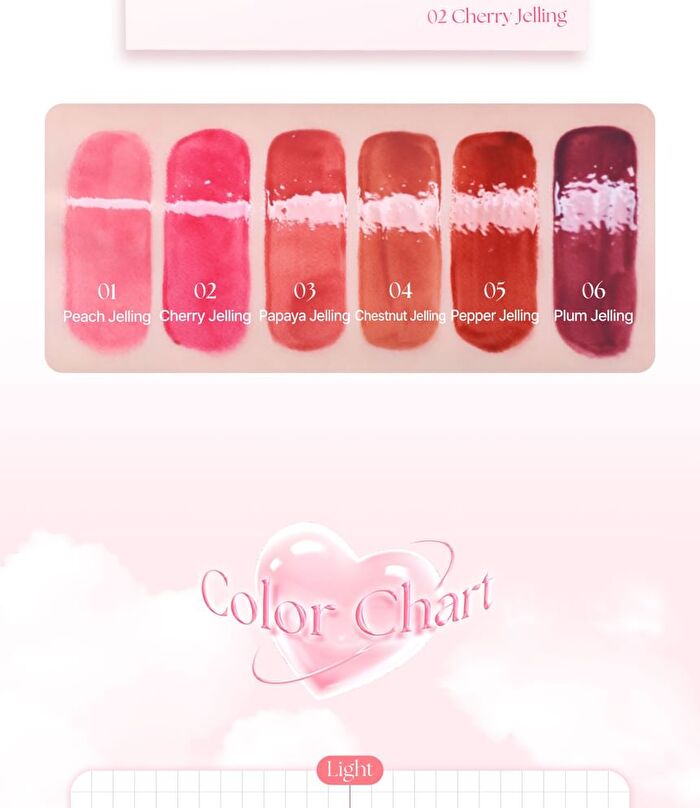 Ynm Heart Jelling Tint - 6 Colors - #02 Cherry Jelling