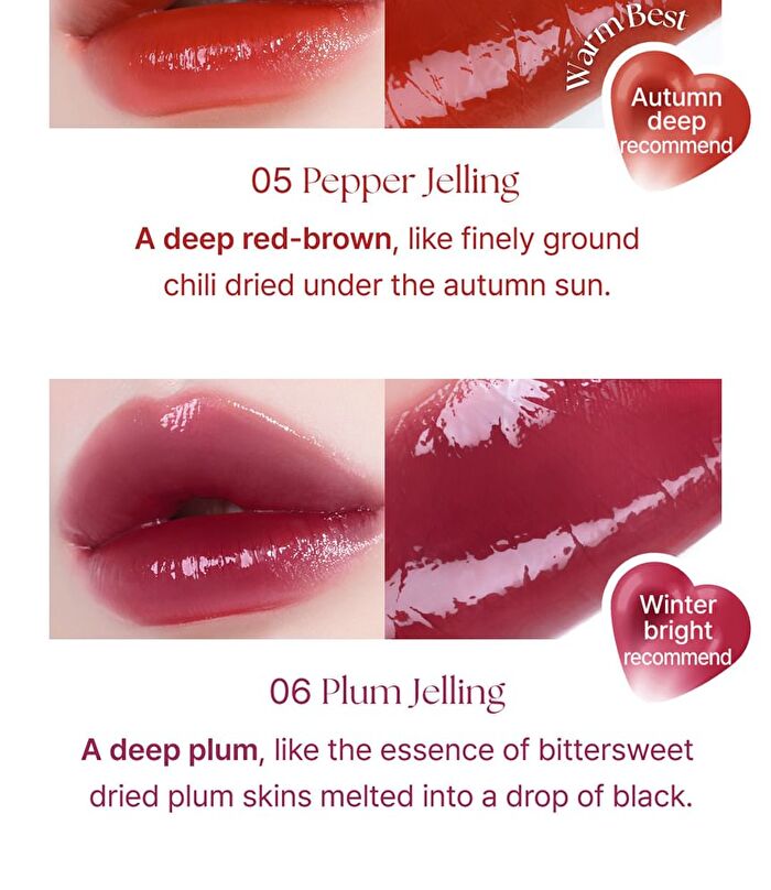 Ynm Heart Jelling Tint - 6 Colors - #02 Cherry Jelling