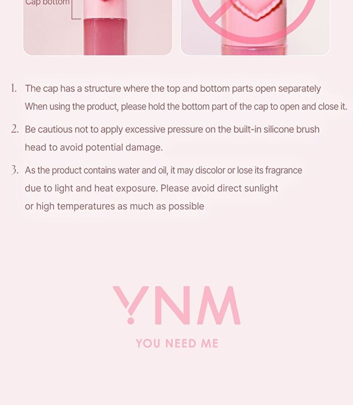 Ynm Heart Jelling Tint - 6 Colors - #03 Papaya Jelling