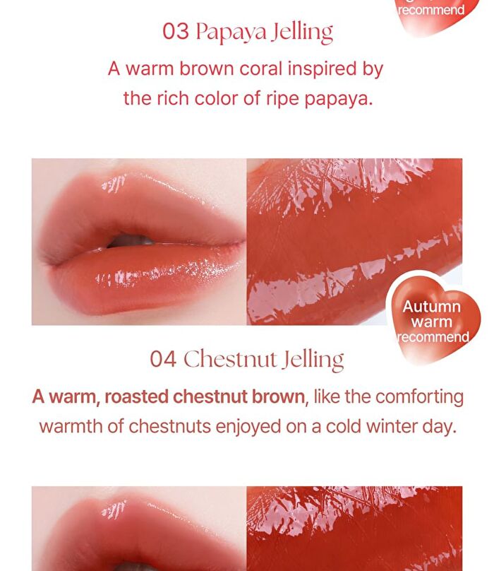 Ynm Heart Jelling Tint - 6 Colors - #03 Papaya Jelling