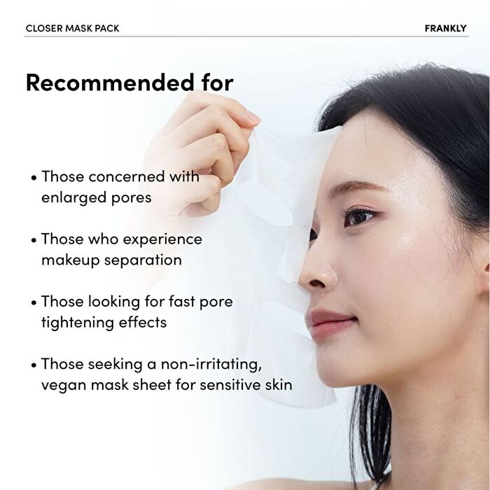 Frankly Closer Pore Minimizing Mask Pack Set - 22ml x 10 sheets