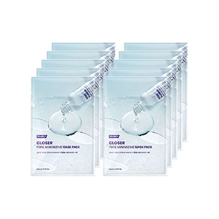 Frankly Closer Pore Minimizing Mask Pack Set - 22ml x 10 sheets