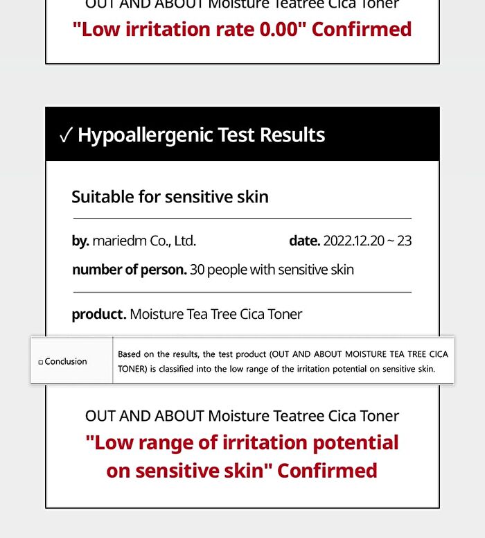 Md\'s Pick Outandabout Moisture Tea Tree Cica Toner - 200ml