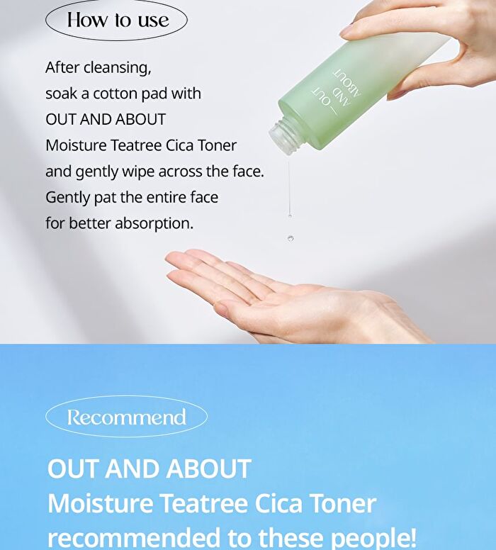 Md\'s Pick Outandabout Moisture Tea Tree Cica Toner - 200ml