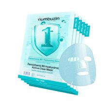 numbuzin No.1 Pantothenic B5 Hyaluronic Active Clear Mask Set 5 sheets - 26ml x 5 sheets