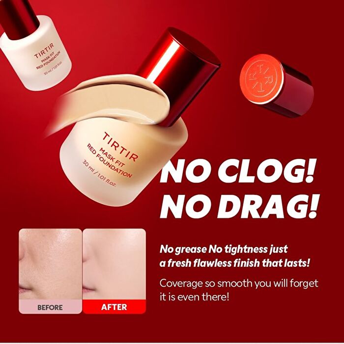 Tirtir Up Mask Fit Red Foundation - Make-up 30ml | Cosmetics Now Australia