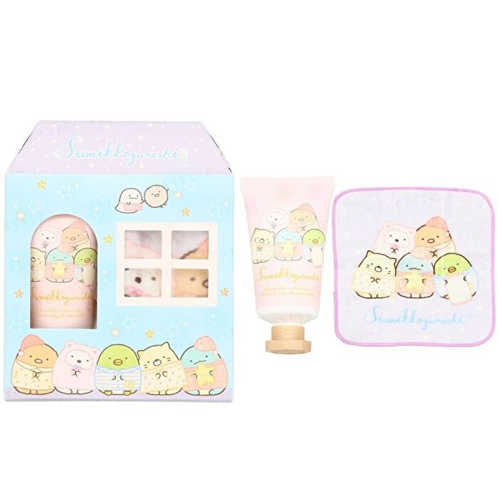 Shobido Sumikko Gurashi Hand Cream & Mini Towel Set - 2 pcs