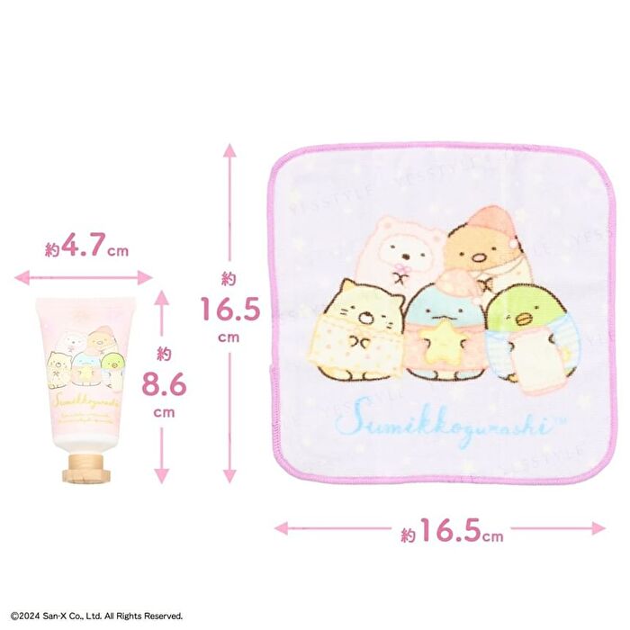 Shobido Sumikko Gurashi Hand Cream & Mini Towel Set - 2 pcs