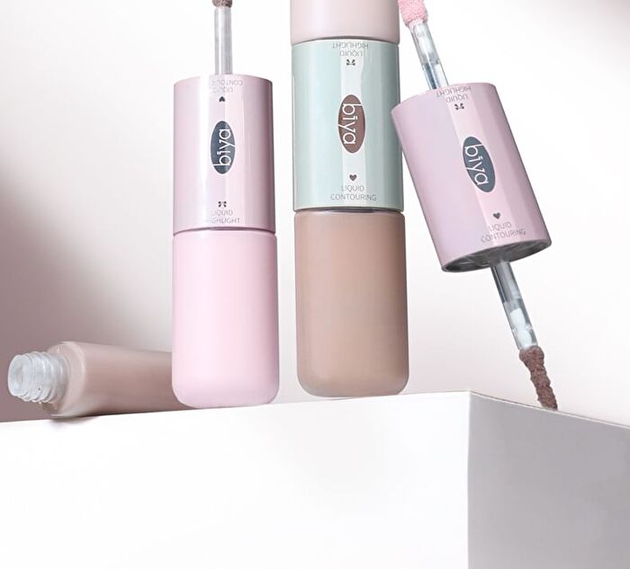 Dual-Ended Liquid Contour & Highlighter - 2 Types - 101# Warm Skin Tone - 6g x 2