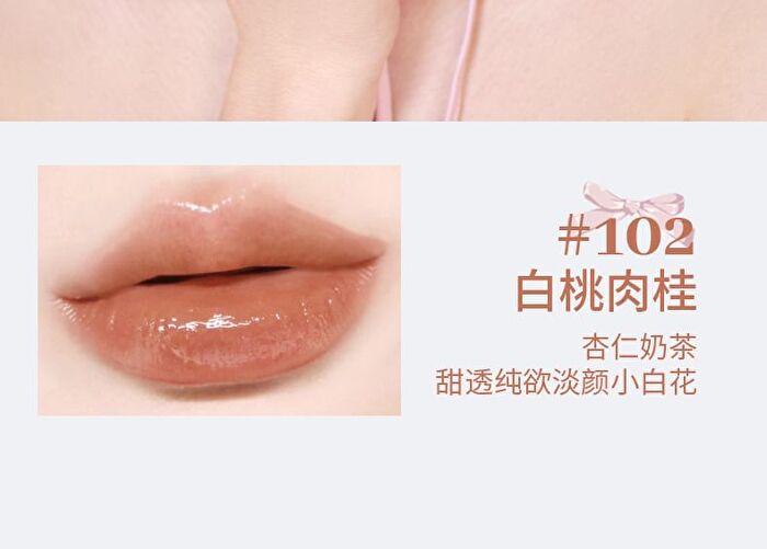 Ballet Style Watery Lip Gloss - 6 Colors - 101# Apricot - 3.5g