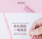 Dual-Ended Slim Eyebrow Pen - 3 Colors - 101# Ash Brown - 800mg