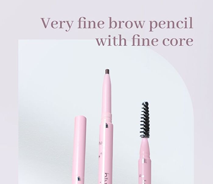 Dual-Ended Slim Eyebrow Pen - 3 Colors - 101# Ash Brown - 800mg