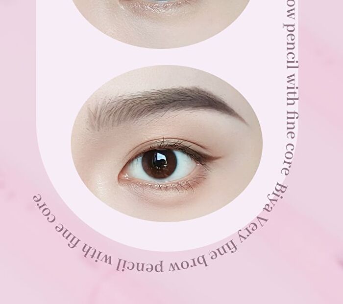 Dual-Ended Slim Eyebrow Pen - 3 Colors - 101# Ash Brown - 800mg